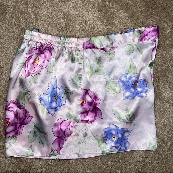 Valerie Stevens Two Piece Floral Cami Sleep Set Lingerie Size Medium - Picture 5 of 14